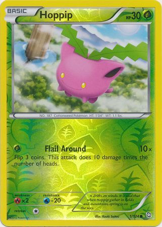 Hoppip - 1/124 - Common - Reverse Holo available at 401 Games Canada