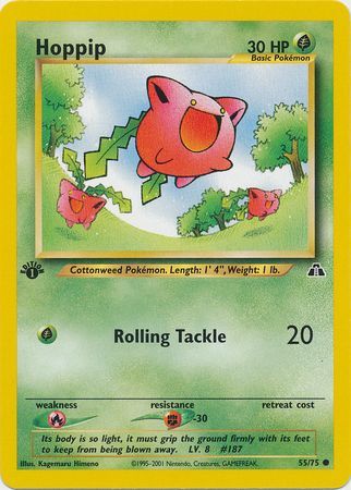 Hoppip - 55/75 - Common - 1st Edition available at 401 Games Canada