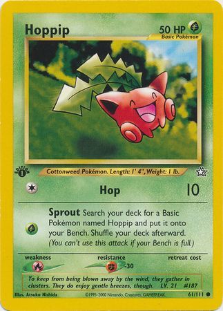 Hoppip - 61/111 - Common - 1st Edition available at 401 Games Canada