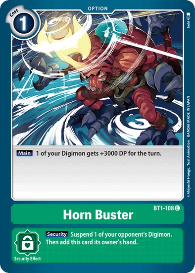 Horn Buster - BT1-108 - Common available at 401 Games Canada