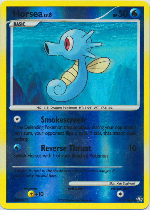 Horsea - 102/146 - Common - Reverse Holo available at 401 Games Canada