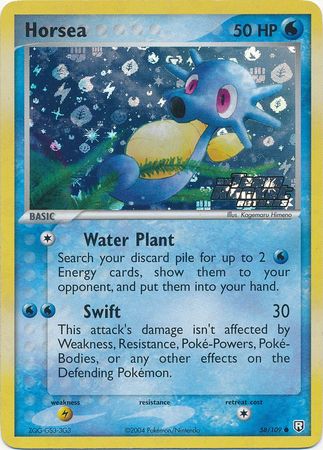 Horsea - 58/109 - Common - Reverse Holo available at 401 Games Canada