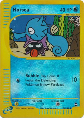 Horsea - 84/147 - Common - Reverse Holo available at 401 Games Canada