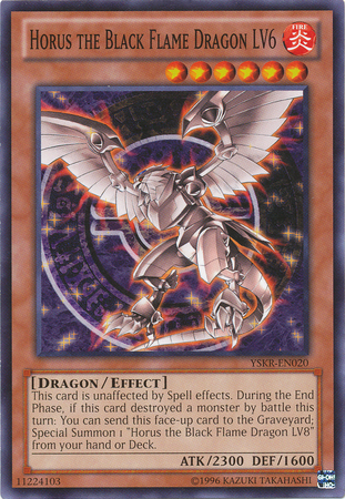 Horus the Black Flame Dragon LV6 - YSKR-EN020 - Common - Unlimited available at 401 Games Canada