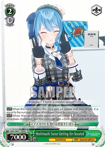 Hoshimachi Suisei Getting Air-Scouted (TD) available at 401 Games Canada