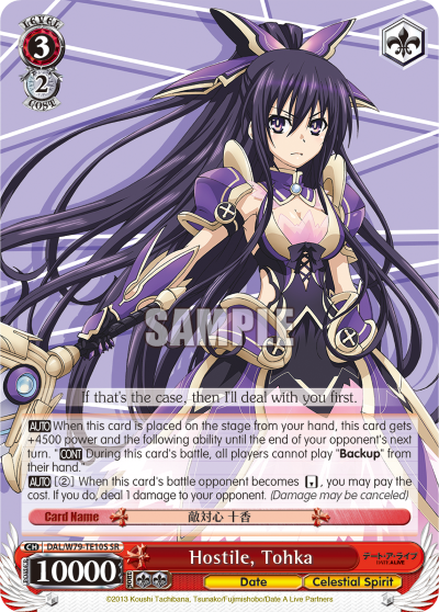 Hostile, Tohka - DAL/W79-TE10S - Super Rare available at 401 Games Canada