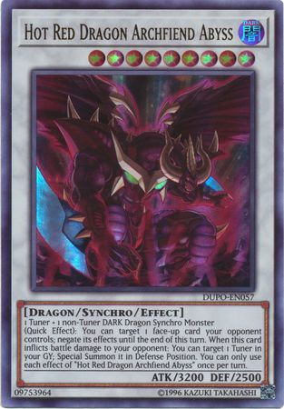 Hot Red Dragon Archfiend Abyss - DUPO-EN057 - Ultra Rare - Unlimited available at 401 Games Canada