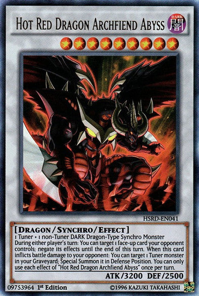 Hot Red Dragon Archfiend Abyss - HSRD-EN041 - Ultra Rare - 1st Edition available at 401 Games Canada