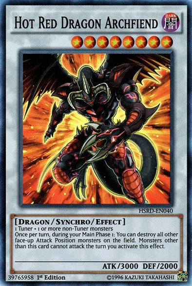 Hot Red Dragon Archfiend - HSRD-EN040 - Super Rare - 1st Edition available at 401 Games Canada