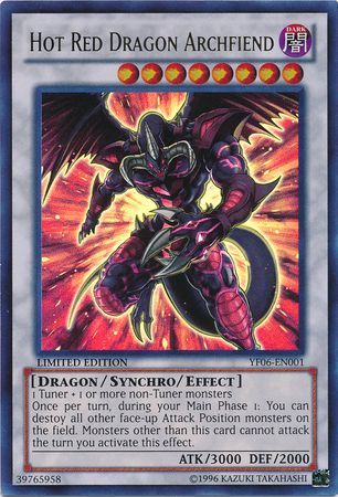 Hot Red Dragon Archfiend - YF06-EN001 - Ultra Rare available at 401 Games Canada