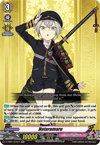 Hotarumaru - D-TB01/015 - Double Rare available at 401 Games Canada