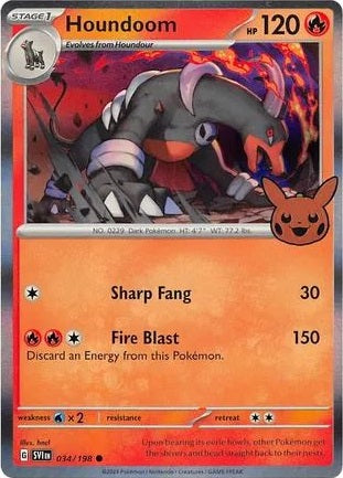 Houndoom - 034/198 - Holo Promo (Trick or Trade BOOster Bundle) available at 401 Games Canada