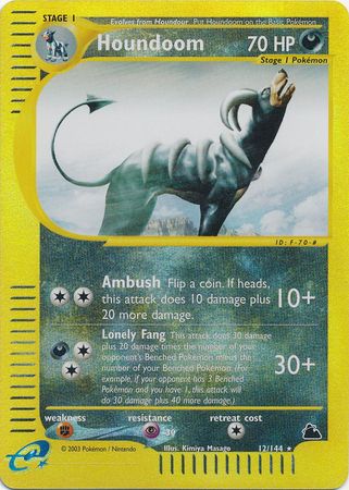 Houndoom - 12/144 - Rare - Reverse Holo available at 401 Games Canada