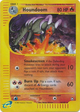 Houndoom - 14/147 - Rare - Reverse Holo available at 401 Games Canada