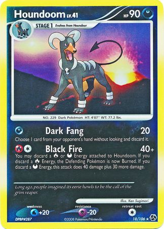 Houndoom - 18/106 - Rare - Reverse Holo available at 401 Games Canada