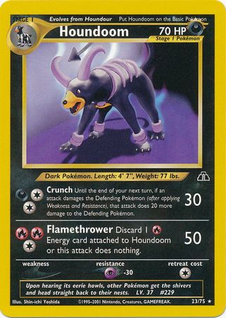 Houndoom - 23/75 - Rare - Unlimited available at 401 Games Canada