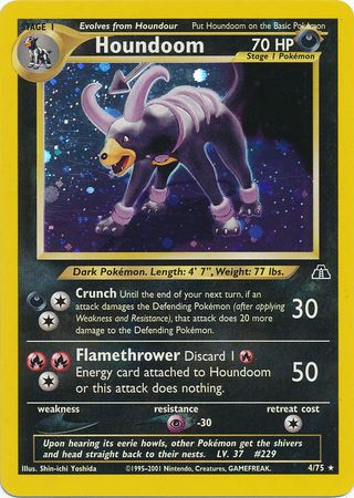 Houndoom - 4/75 - Holo - Unlimited available at 401 Games Canada