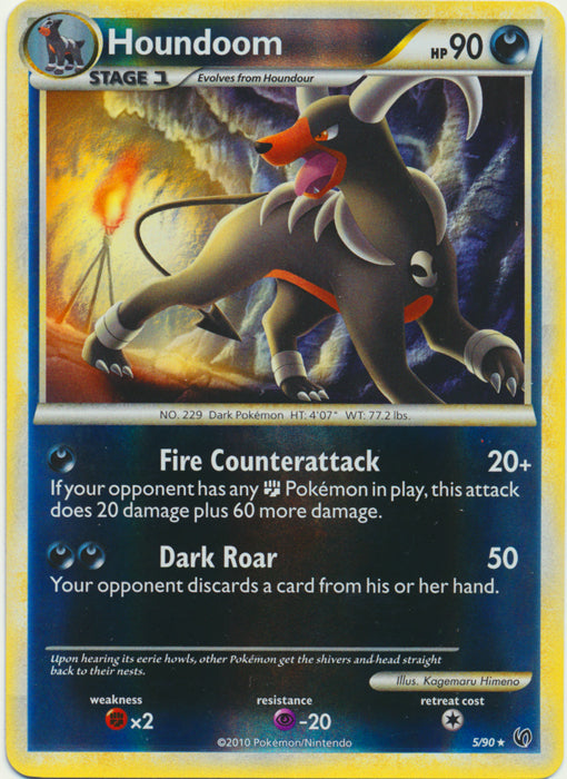 Houndoom - 5/90 - Holo Rare - Reverse Holo available at 401 Games Canada