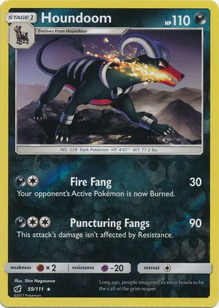 Houndoom - 59/111 - Rare - Reverse Holo available at 401 Games Canada