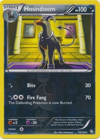 Houndoom - 75/124 - Rare - Reverse Holo available at 401 Games Canada