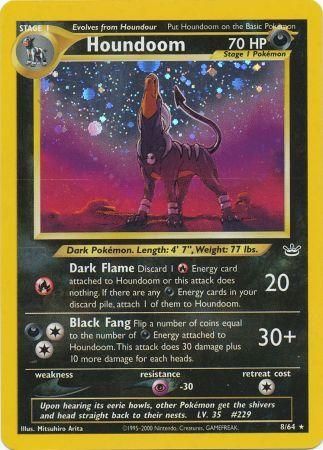 Houndoom - 8/64 - Holo - Unlimited available at 401 Games Canada