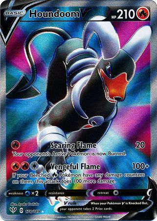 Houndoom V - 178/189 - Full Art Ultra Rare available at 401 Games Canada