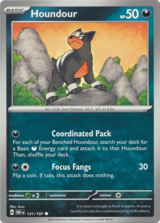 Houndour - 131/197 - Common available at 401 Games Canada