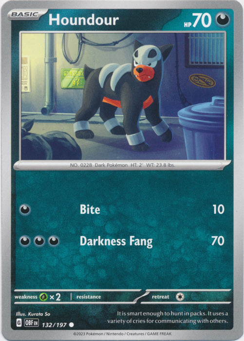 Houndour - 132/197 - Common available at 401 Games Canada