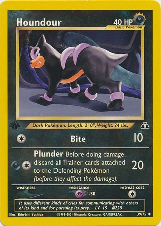 Houndour - 39/75 - Uncommon - 1st Edition available at 401 Games Canada