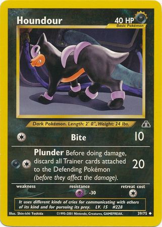 Houndour - 39/75 - Uncommon - Unlimited available at 401 Games Canada