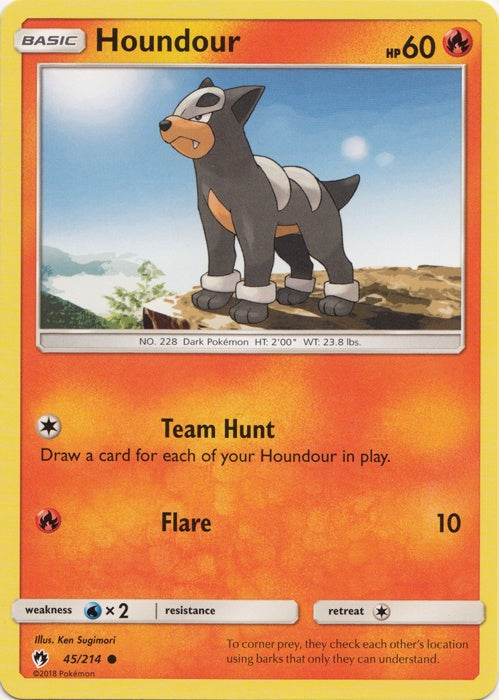Houndour - 45/214 available at 401 Games Canada