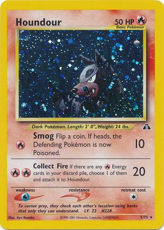 Houndour - 5/75 - Holo - Unlimited available at 401 Games Canada