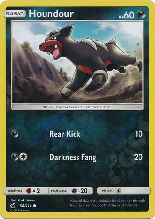 Houndour - 58/111 - Common - Reverse Holo available at 401 Games Canada