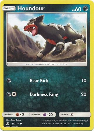 Houndour - 58/111 - Common available at 401 Games Canada