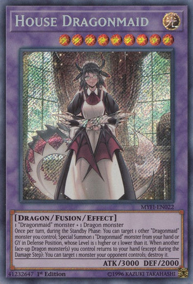 House Dragonmaid - MYFI-EN022 - Secret Rare - 1st Edition available at 401 Games Canada