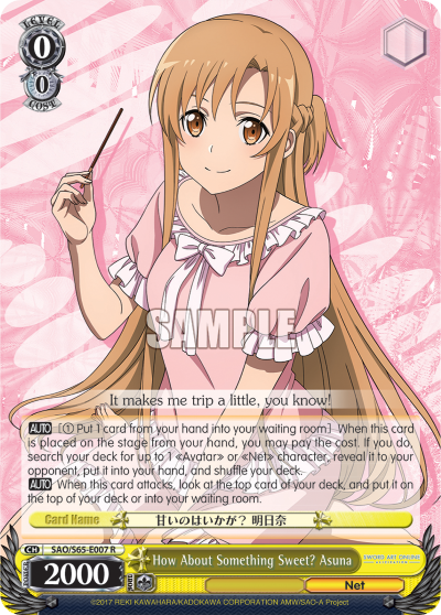 How About Something Sweet? Asuna - SAO/S65-E007 - Rare available at 401 Games Canada