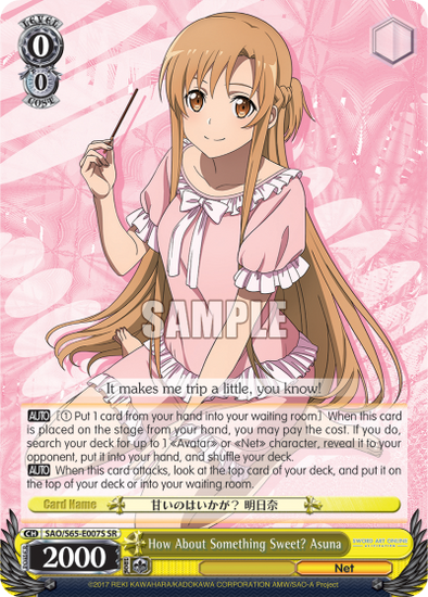 How About Something Sweet? Asuna - SAO/S65-E007S - Super Rare available at 401 Games Canada