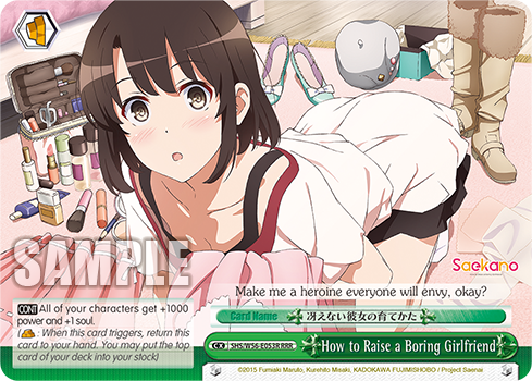 How to Raise a Boring Girlfriend - SHS/W56-E053R - Triple Rare available at 401 Games Canada