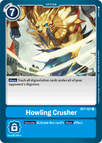 Howling Crusher - BT1-101 - Common available at 401 Games Canada