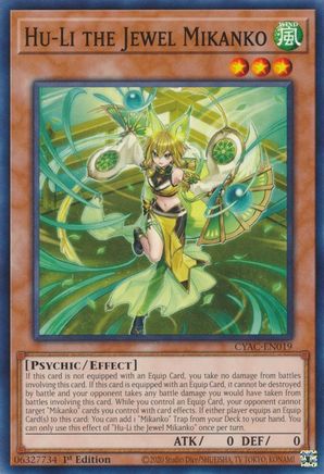 Hu-Li the Jewel Mikanko - CYAC-EN019 - Common - 1st Edition available at 401 Games Canada