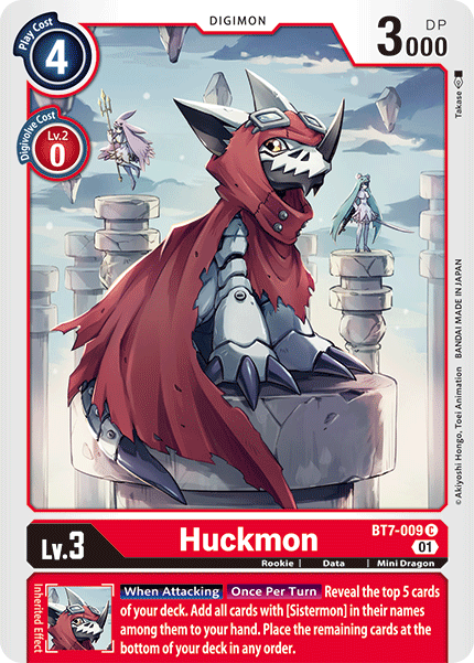Huckmon - BT7-009 - Common available at 401 Games Canada