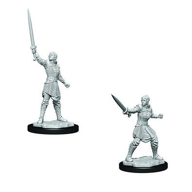 Human Empire Fighter Female - Critical Role Unpainted Minis available at 401 Games Canada