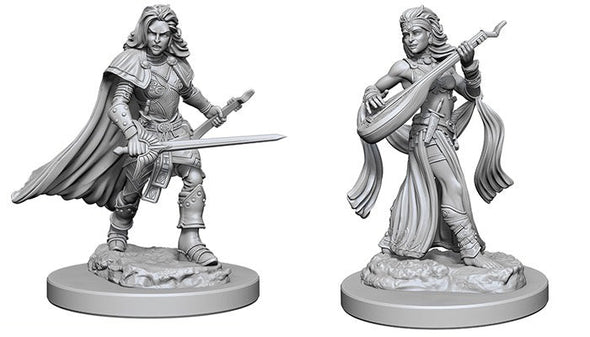 Human Female Bard - Pathfinder Deep Cuts Unpainted Minis available at 401 Games Canada