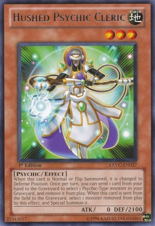 Hushed Psychic Cleric - EXVC-EN027 - Rare - 1st Edition available at 401 Games Canada