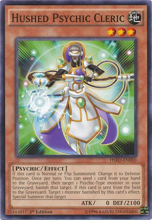 Hushed Psychic Cleric - HSRD-EN050 - Common - 1st Edition available at 401 Games Canada