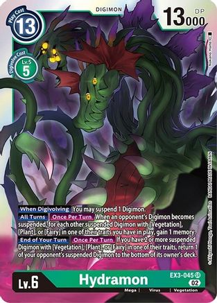 Hydramon (Revision Pack) - EX3-045 - Super Rare available at 401 Games Canada