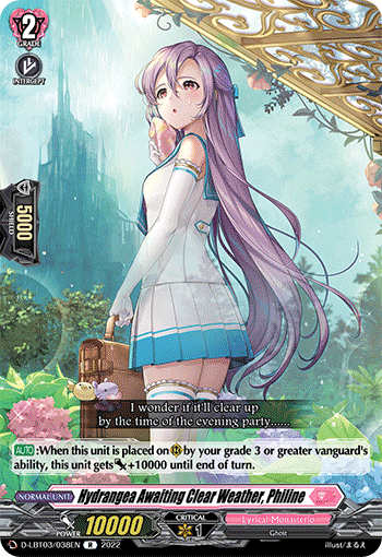 Hydrangea Awaiting Clear Weather, Philine - D-LBT03/038 - Rare available at 401 Games Canada