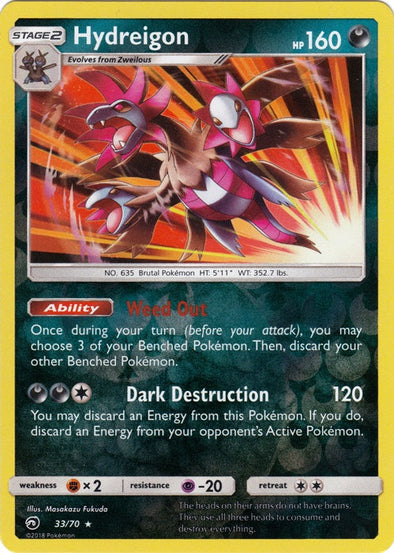 Hydreigon - 33/70 - Holo Rare - Reverse Holo available at 401 Games Canada