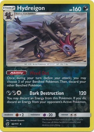 Hydreigon - 62/111 - Rare - Reverse Holo available at 401 Games Canada