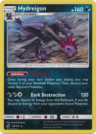 Hydreigon - 62/111 - Shattered Holo Rare - Theme Deck Exclusive available at 401 Games Canada